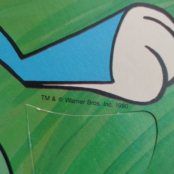 Vtg 1990 Tiny Toon 4 Ft Vertical Dimensional Christmas Decoration by Warner Bros - Picture 7 of 9